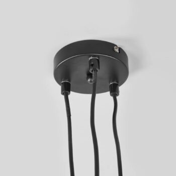 Troj-plameňová závesná lampa Agatha vintage vzhľad