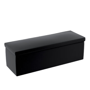 Truhlica čalúnená, Sort, 120 x 40 x 40 cm, Velvet, 704-17