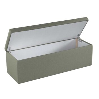 Truhlica čalúnená, svetlá khaki, 120 x 40 x 40 cm, Living 2, 161-11
