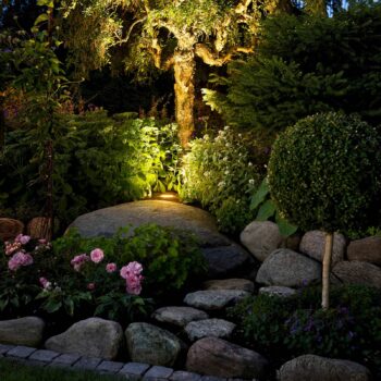 Tuva zapustené podlahové LED v okrúhlom tvare IP65