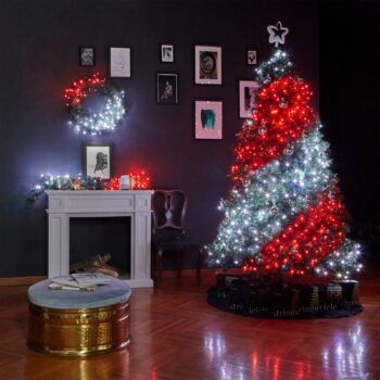 Twinkly Music Set rozprávkové svetlá čierne 600 RGB LED