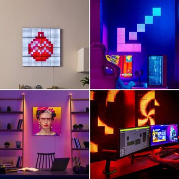 Twinkly RGB-Squares čierna 1-dielna štartovacia sada USB-C