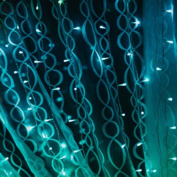 Twinkly RGBW svetelný záves, 210 LED diód