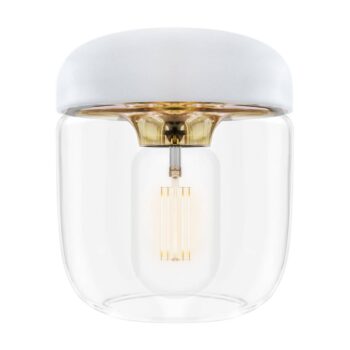 UMAGE Acorn závesná lampa 2-pl. biela/mosadz