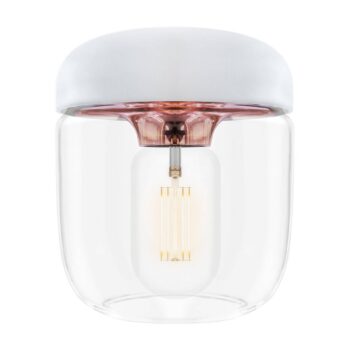 UMAGE Acorn závesná lampa 3-pl. biela/meď