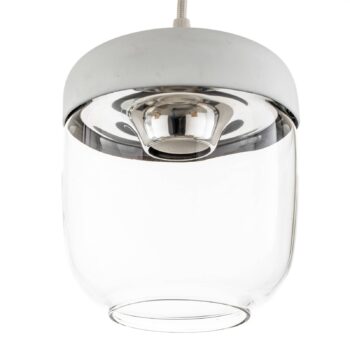 UMAGE Acorn závesná lampa 3-pl. biela/oceľ