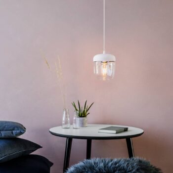UMAGE Acorn závesná lampa biela/mosadz