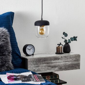 UMAGE Acorn závesná lampa čierna/mosadz