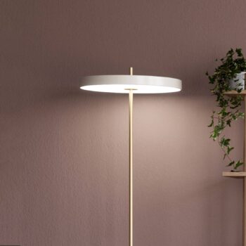 UMAGE Asteria Floor stojaca LED, perleťová biela