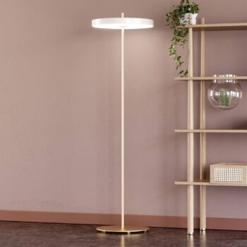 UMAGE Asteria Floor stojaca LED, perleťová biela