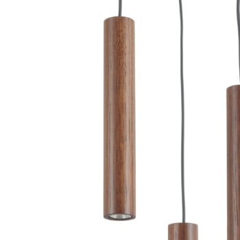 UMAGE Chimes Cluster 3 závesná lampa dub tmavý