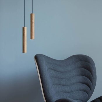 UMAGE Chimes Tall závesné LED, dub svetlý