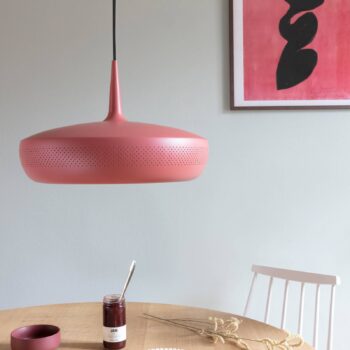 UMAGE Clava Dine závesná lampa koralovočervená