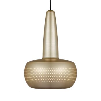 UMAGE Clava závesná lampa mosadz Cannonball čierny