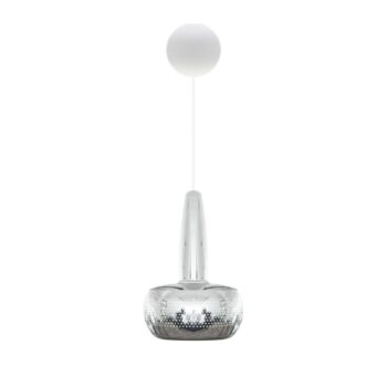 UMAGE Clava závesná lampa oceľ, Cannonball biely