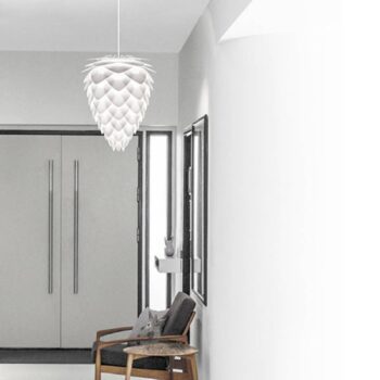 UMAGE Conia médium závesná lampa v bielej