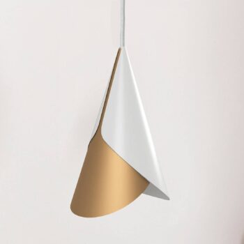 UMAGE Cornet závesná lampa biela/mosadz
