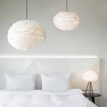 UMAGE Eos Mini stolná lampa biela/Tripod čierny