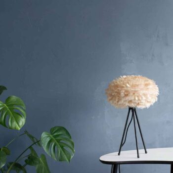 UMAGE Eos Mini stolná lampa hnedá/Tripod čierny
