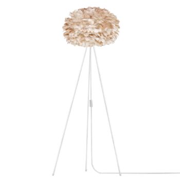 UMAGE Eos médium stojaca lampa Tripod svetlohnedá