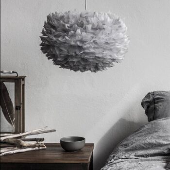 UMAGE Eos médium závesná lampa svetlosivá