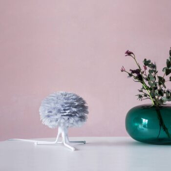 UMAGE Eos micro 2-v-1 stolná lampa sivá