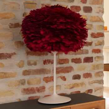 UMAGE Eos mini stolná lampa červená/biela