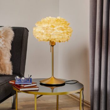 UMAGE Eos mini stolná lampa hnedá/mosadz