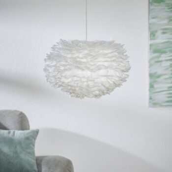 UMAGE Eos závesná lampa médium, biela