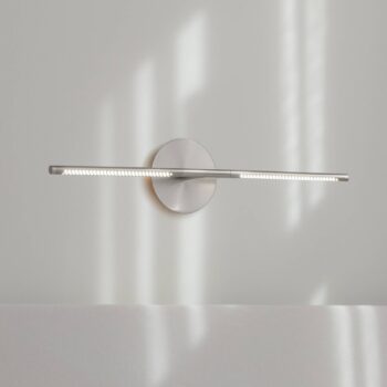 UMAGE LED nástenné svetlo Omni, oceľová farba, dĺžka 74 cm