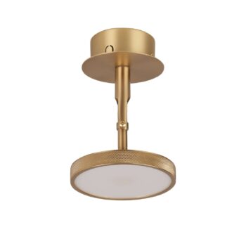 UMAGE LED reflektor Asteria Spot, Ø 12 cm, mosadzný