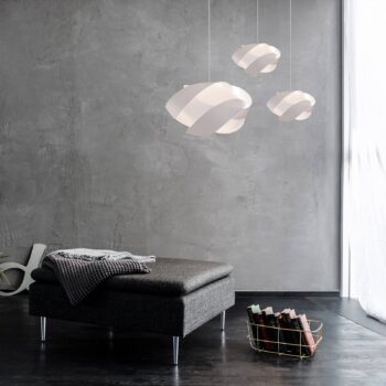 UMAGE Ribbon mini závesná lampa biela