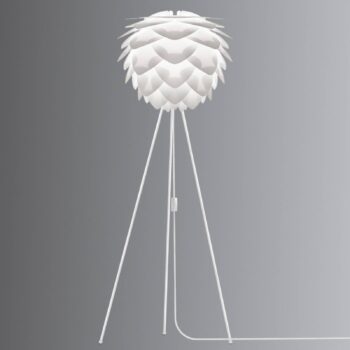 UMAGE Silvia medium stojaca lampa trojnožka biela