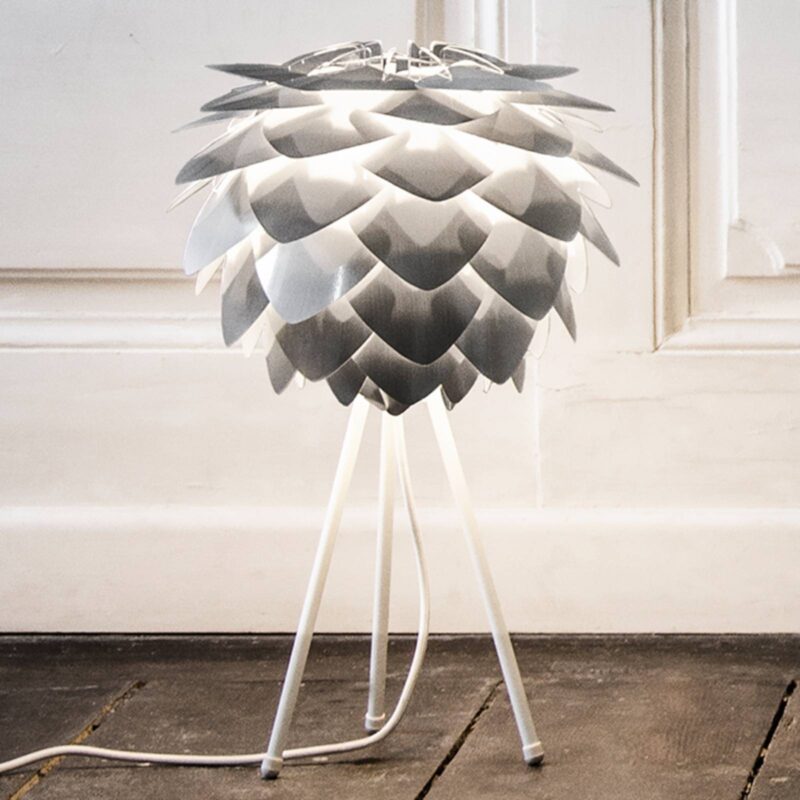 UMAGE Silvia mini stolná lampa oceľ UMAGE Silvia mini stolná lampa oceľ