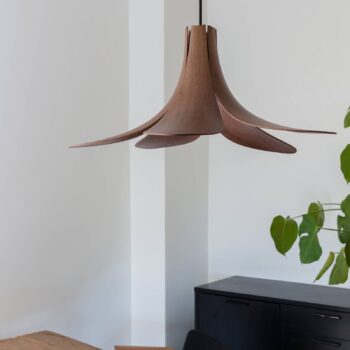 UMAGE závesná lampa Jazz dark oak zavesenie čierne
