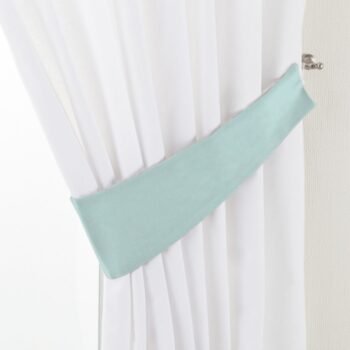 Úchyt Victoria, 1ks, pastelovo belasá, 12 x 70 cm, Cotton Panama, 702-10