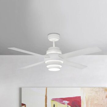 Účinný stropný ventilátor Disc s LED
