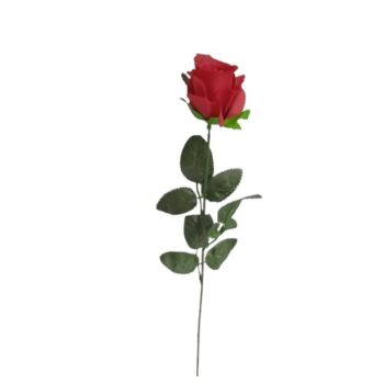 Umelá kytica Ruží červená, 67 cm, 12 ks