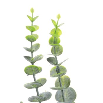 Umelá rastlina Eukalyptus zelená, 19 x 19 x 39 cm