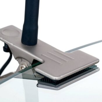 Upínacia LED lampa Kurt matný nikel