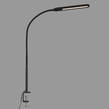 Upínacia LED lampa Servo, stmievateľná, CCT čierna