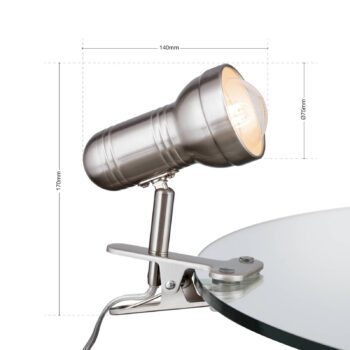 Upínacia lampa Samal satén