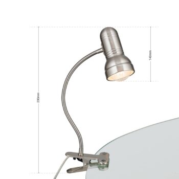 Upínacia lampa Samala satén