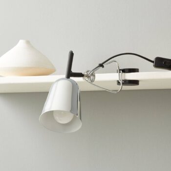 Upínacia lampa Studio, pochrómovaná