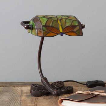 Úžasná stolná lampa DRAGONFLY, ručne vyrobená