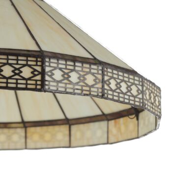 V štýle Tiffany navrhnutá stojaca lampa Bradley