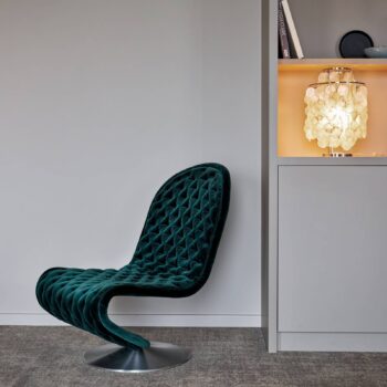 VERPAN Fun 1TM stolová lampa chróm