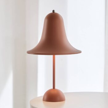 VERPAN Pantop portable stolová LED lampa terakota