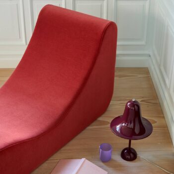 VERPAN Pantop stolová lampa burgundská červená