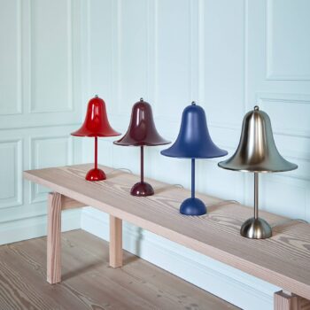 VERPAN Pantop stolová lampa burgundská červená